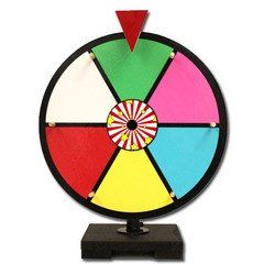 12" Color Dry Erase Prize Wheel