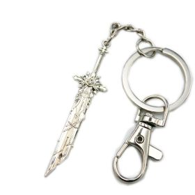 Genshin Impact Anime Sword Model Weapon Set Toy Tartaglia Ganyu Venti Klee ZhongLi Diluc Xiao AlloyKeychain Collection Keychain (Color: 14-6cm)