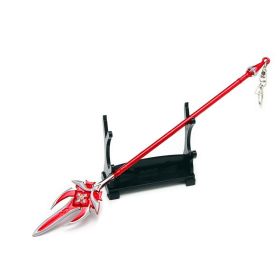 Genshin Impact Anime Sword Model Weapon Set Toy Tartaglia Ganyu Venti Klee ZhongLi Diluc Xiao AlloyKeychain Collection Keychain (Color: 31-22cm)